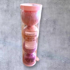 My Beaty Spot Scented Bath Bombs Fizzers Pink Set of 4PC NEW
